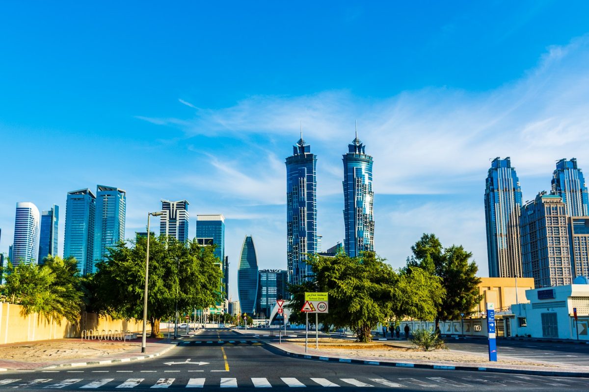 Dubai jaywalking image